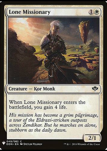 Lone Missionary (Einsamer Missionar)